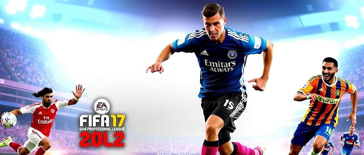 FIFA 17: Goa Professional League cover image featuring Indian football players in action